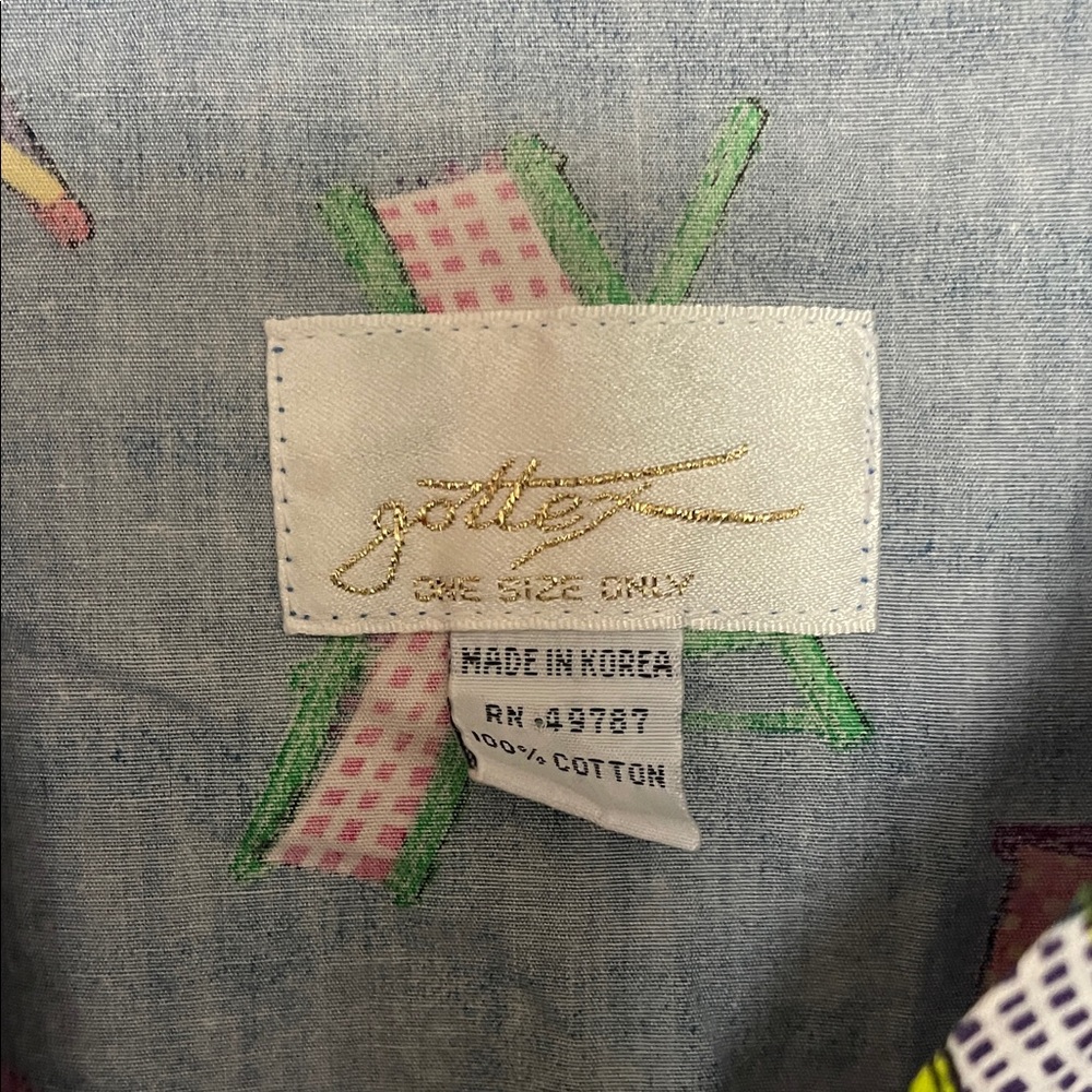 Gottex Multicolor Patterned Men's Robe - Picture 3 of 4